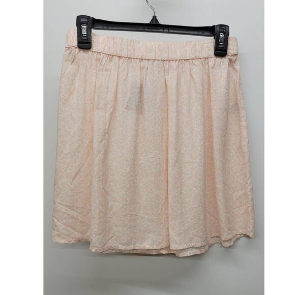 Abound A-Line Pink and White Mini Moo Print Pull On Mini Skirt - Picture 1 of 5